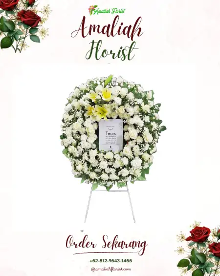 Krans Bunga Duka Sako